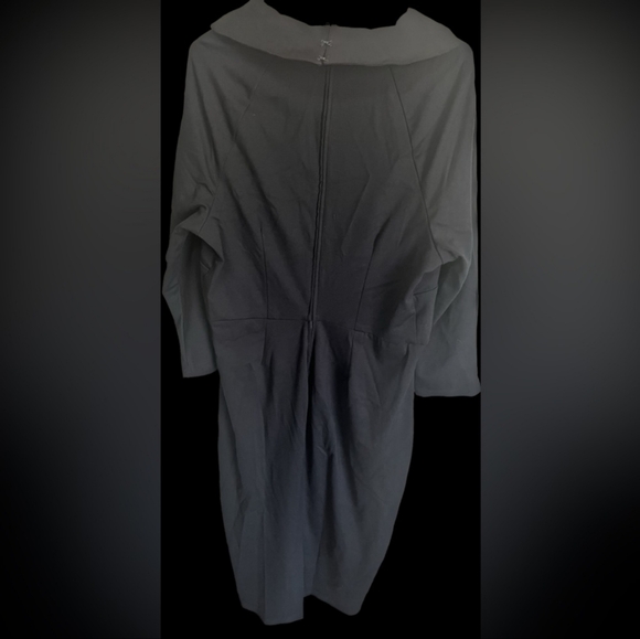 Deadly Dames Black Strange Love Wiggle Dress Size 3x GUC (NO BELT) - Picture 3 of 7